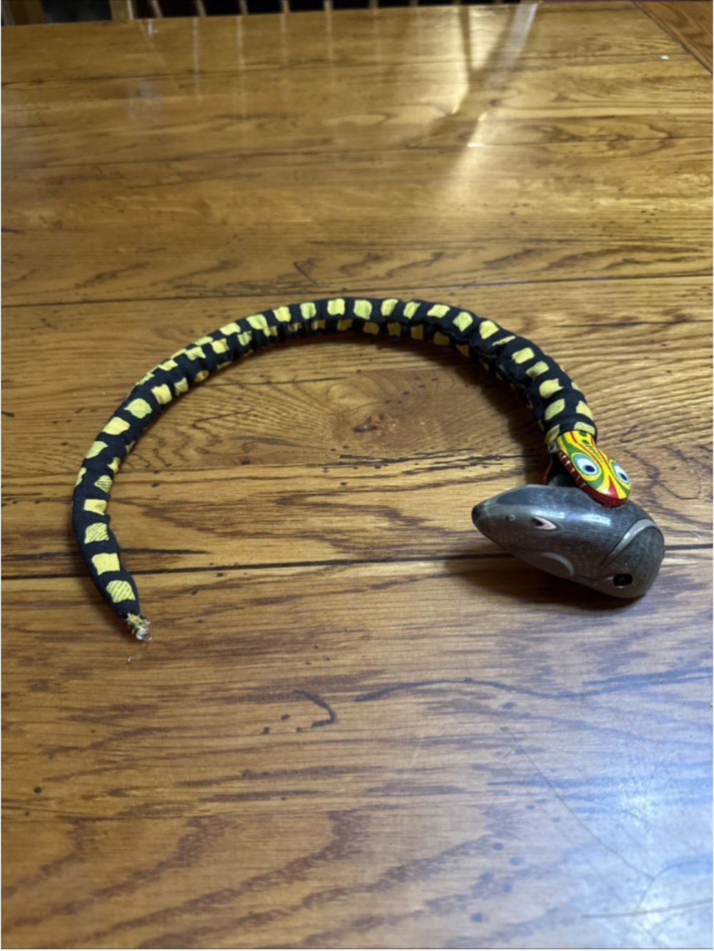 Vintage DBP Ang Wind Up Snake and Mouse Toy in Working Condition No Key